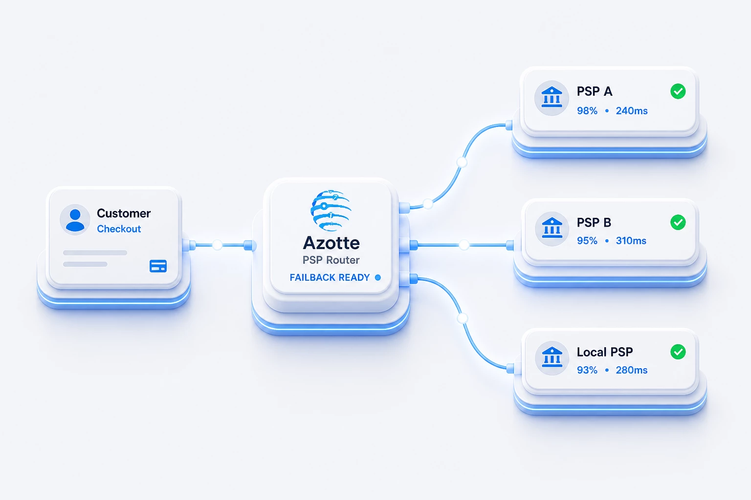 Payments and checkout hero illustration